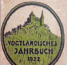 Der Deckel des Vogtland-Jahrbuches von 1922.