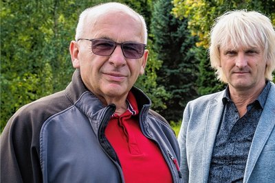 Heidersdorfs Bürgermeister Andreas Börner (l.) und sein Olbernhauer Amtskollege Jörg Klaffenbach finden, dass Sachsens Ministerpräsident Kretschmer zu wenig Unterstützung erhält. 