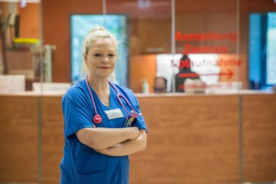 Rund 14.000 Patienten werden jährlich in der Stollberger Notaufnahme behandelt. Mit steigender Tendenz, sagt Chefärztin Christin Dylong.