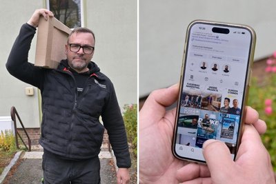 Fliesenlegermeister Marcel Deeg wirbt auf Socia Media für sein Unternehmen.