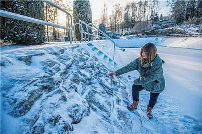 Im Januar war Betriebsleiterin Jeannie Guhde noch optimistisch, das Freibad vor der Saison 2023 wieder öffnen zu können. 