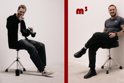 Maximilian Dähne (l.) und Max Markstein (r.) richten sich mit ihrer Marketing-Firma „M hoch drei“ vor allem an Handwerker aus der Region Zwickau.