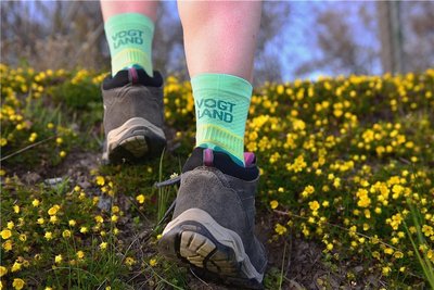 Der Tourismusverband hat sich auf die Socken gemacht und weitere solcher Socken geordert. 