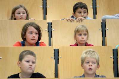 Die Vorlesungen der Kinder-Uni sind immer gut besucht.