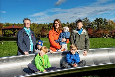 Familie Neumann war zum zweiten Mal im Sonnenlandpark Lichtenau zu Gast. 