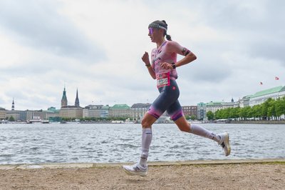 Kam als Zweiter der Ironman-EM in Hamburg an: Laura Philipp.  