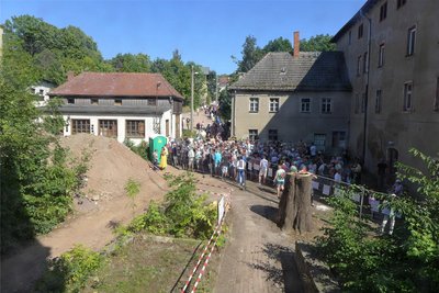 Das Interesse war riesig: Wer hineinwollte, musste teils lange warten.