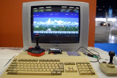 Zocken, zocken, zocken: In den 80ern dominierten die Heimcomputer C64 und Amiga (Bild) von Commodore den Markt.
