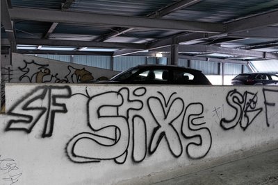 Neben Gerisch Ruh ist auch das Parkhaus an der Scheibnerstraße im Annaberger Zentrum von Vandalismus betroffen.