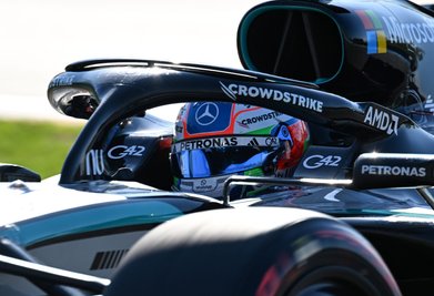 Nach dem Zoff im Sprint muss sich Antonelli im Pole-Kampf geschlagen geben.