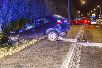 Am frühen Mittwochmorgen kam es an der Stollberger Schillerstraße zu einem Verkehrsunfall.