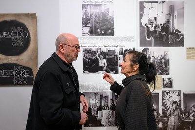 Thomas Ranft und Dagmar Ranft-Schinke, die früher miteinander verheiratet waren, können bis heute leidenschaftlich miteinander diskutieren, wie auch zur Vorabbesichtigung der Ausstellung am Dienstag.