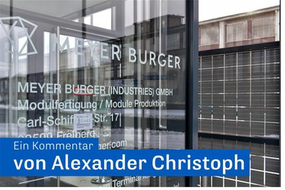 Meyer Burger fertigt in Freiberg Solarmodule und beschäftigt hier 500 Mitarbeiter. Nun schwebt ein Damoklesschwert über dem Werk.