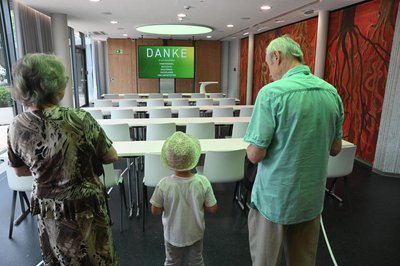 Blick in einen von elf Tagungsräumen. Sie verteilen sich auf zwei Etagen. Der Umbau zum Kongresszentrum kostete zehn Millionen Euro.