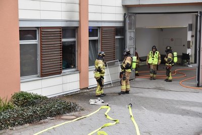 Großeinsatz am Dienstagabend am Stollberger Krankenhaus.