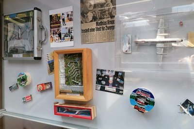 Einzigartige Miniaturen hat der Feinmechaniker Matthias Kropp gebaut.