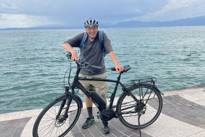 Lutz Berger hat den Gardasee erreicht.