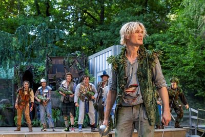 Schauspieler Patrick Wudtke hat als Peter Pan seine erste große Hauptrolle in Chemnitz. 