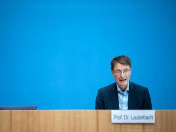            Karl Lauterbach war 2021 Dauergast in den Talkshows.