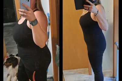 Vorher, nachher: Monique Niesar ist es gelungen, mehr als 25 Kilogramm abzunehmen.