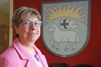 Steffi Schädlich, Bürgermeisterin der Gemeinde Lichtenberg/Erzgebirge.