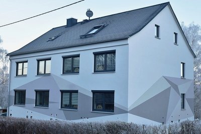 Total verwandelt: Das Haus Remtengrüner Weg 31 in Adorf.