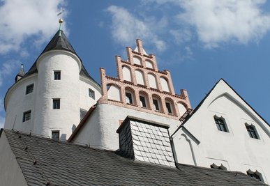 Das Schloss Schwarzenberg als ehemaliger Sitz eines Bergamtes soll mit der Montanregion Erzgebirge auf die Welterbeliste der Unesco.