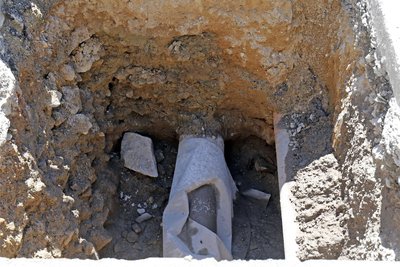 Ursache für die Sperrung in Lichtenberg: Die Wasserleitungen werden neu verlegt.