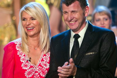 Uta Bresan im Juni 2011 neben Schlager-Star Semino Rossi.