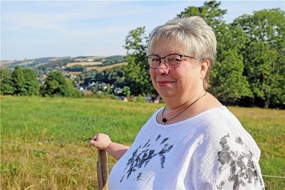 Steffi Schädlich, Bürgermeisterin der Gemeinde Lichtenberg/Erzgebirge. 