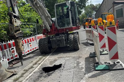 Die Bärensteiner Straße ist bis auf Weiteres gesperrt.