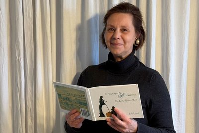 Elke Hussel liest am Dienstag aus ihrem Buch „Der Freiberger Silbenweg. Ein Lyrik-Bilder-Buch“.