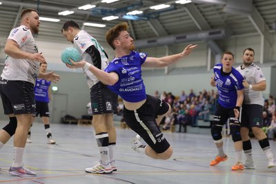 Trotz der zehn Tore von Tim Esche hat der HC Glauchau/Meerane sein erstes Spiel im neuen Jahr verloren.