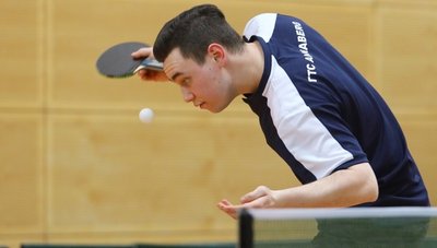Tristan Kautzsch vom TTC Annaberg konnte maßgeblich zum Klassenerhalt seines Tischtennisclubs beitragen. 