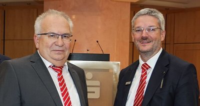Bisher verantwortlich: Co-Vorstand Josef Salzhuber (links) ist schon im Ruhestand, Vorstandschef Felix Angermann ist jetzt beurlaubt. 