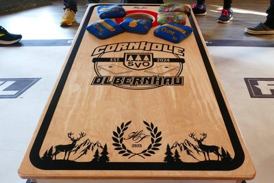 Die Olbernhauer haben ihre Boards mit heimatlichem Design geschmückt.