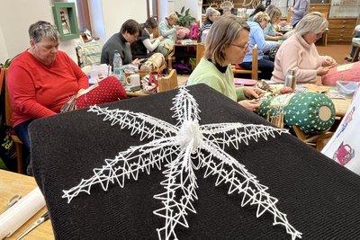 Workshop in der Volkskunstschule Schwarzenberg.