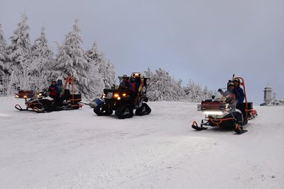Der Montag ist für die Oberwiesenthaler Bergwacht der Tag mit den meisten Einsätzen gewesen.