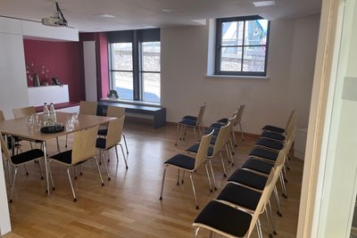 Im kleinen Saal der Bibliothek sollen künftig Veranstaltungen stattfinden.