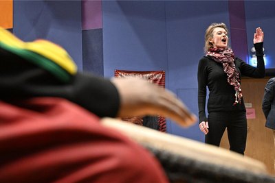 Auch die Sängerin Michaela Svobodova möchte dabei sein.