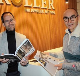 Carsten Schmidt-Kippig und Fotograf Dirk Hanus (r.).