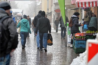 Einkaufen in Freiberg: Die Stadt ist bei Investoren gefragt. 