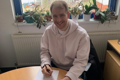 Max Mohs ist ab nächster Saison ein Teil des Torhütertrios beim EHV Aue.