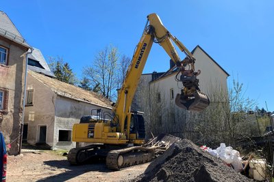Die Fläche am Beginn der Weberstraße in Mittweida wird neu gestaltet.