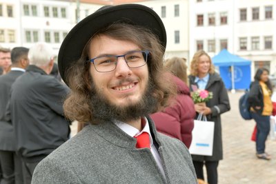 Gerd Gehrisch hat den Masterstudiengang in Chemie absolviert und will an der TU Bergakademie bleiben.