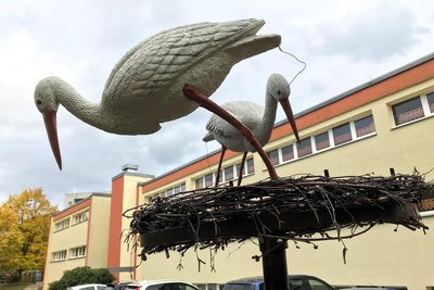 Die Kita "Storchennest" im Wohngebiet Ottendorfer Hang ist die größte Kindertagesstätte in Hainichen.