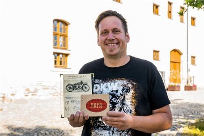Mathias Meyer sucht Zeitzeugen, die etwas zur Geschichte der Marienberger Fahrzeugfabrik erzählen können.