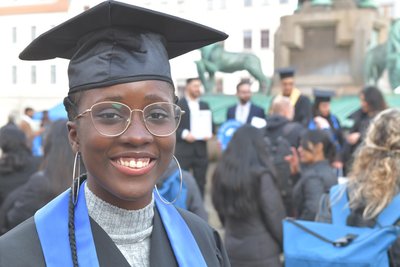 Mary Olajide (25) hat in Freiberg BWL studiert.