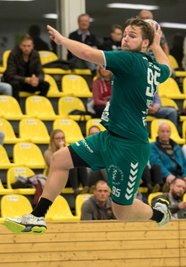 Mit Schwung ins erste Heimspiel: Jens Tieken. Der Rückraumspieler war im Vorjahr einer der Besten gegen Bad Blankenburg. 
