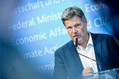 Adressat eines Brandbriefs aus Schneeberg: Bundeswirtschaftsminister Robert Habeck. 